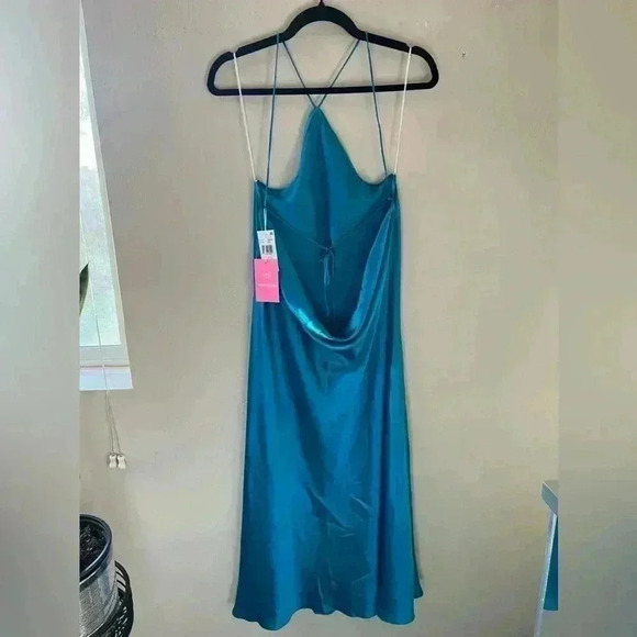 Amanda Uprichard x Bloomingdale's Prima Silk Midi Slip Dress - 100% Exclusive - Picture 3 of 11